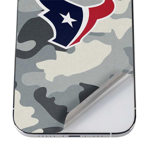 NFL Houston Texans Camo iPhone 12 Pro Skin